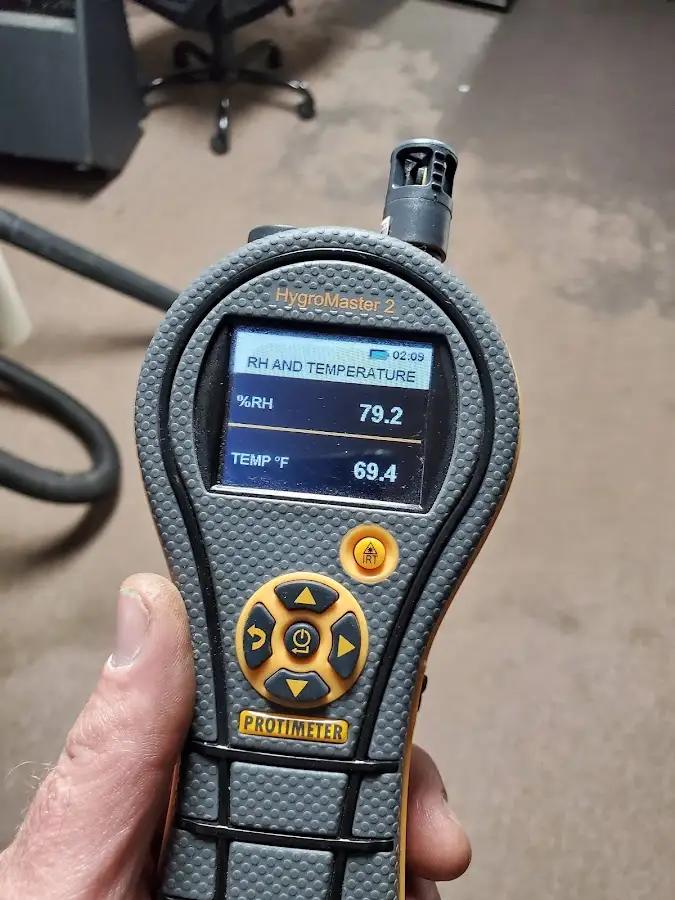 Moisture meter humidity assessment for Fire & Smoke Damage Restoration in Fairview
